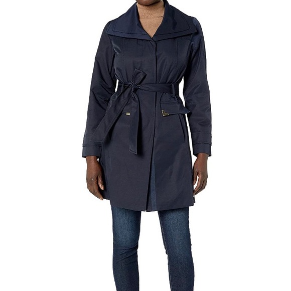 Jones New York Jackets & Blazers - NWT Jones NY dark blue trench coat XL